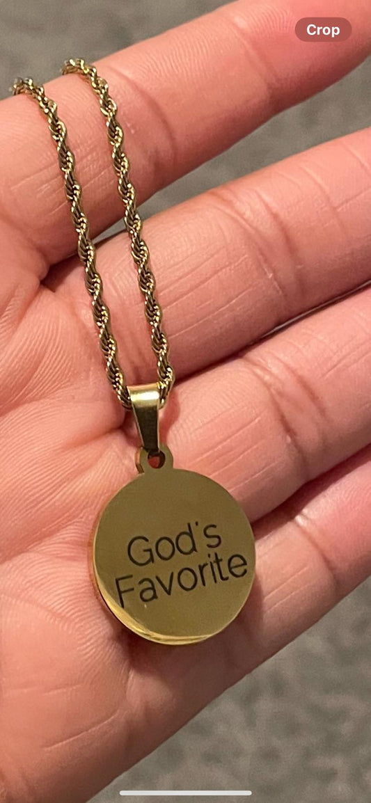 "God's Favorite" necklace